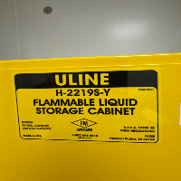 ULINE 90 Gallon Flammable Liquid Storage Cabinet image 0